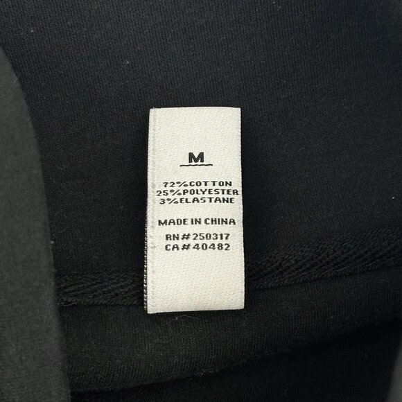 Varley Freya Women’s Size Medium Black Rolled High Neck Athleisure Sweatshirt - Picture 7 of 11